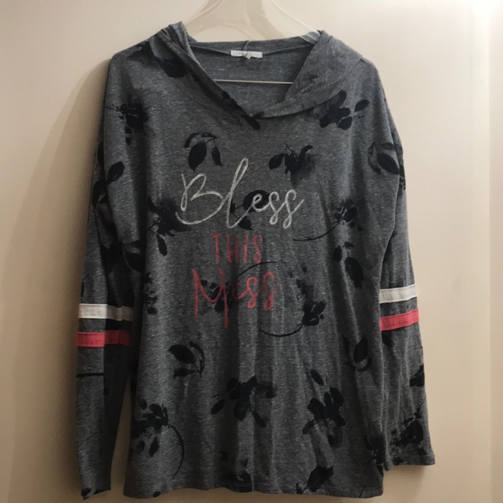 Maurices Shirt with hoodie